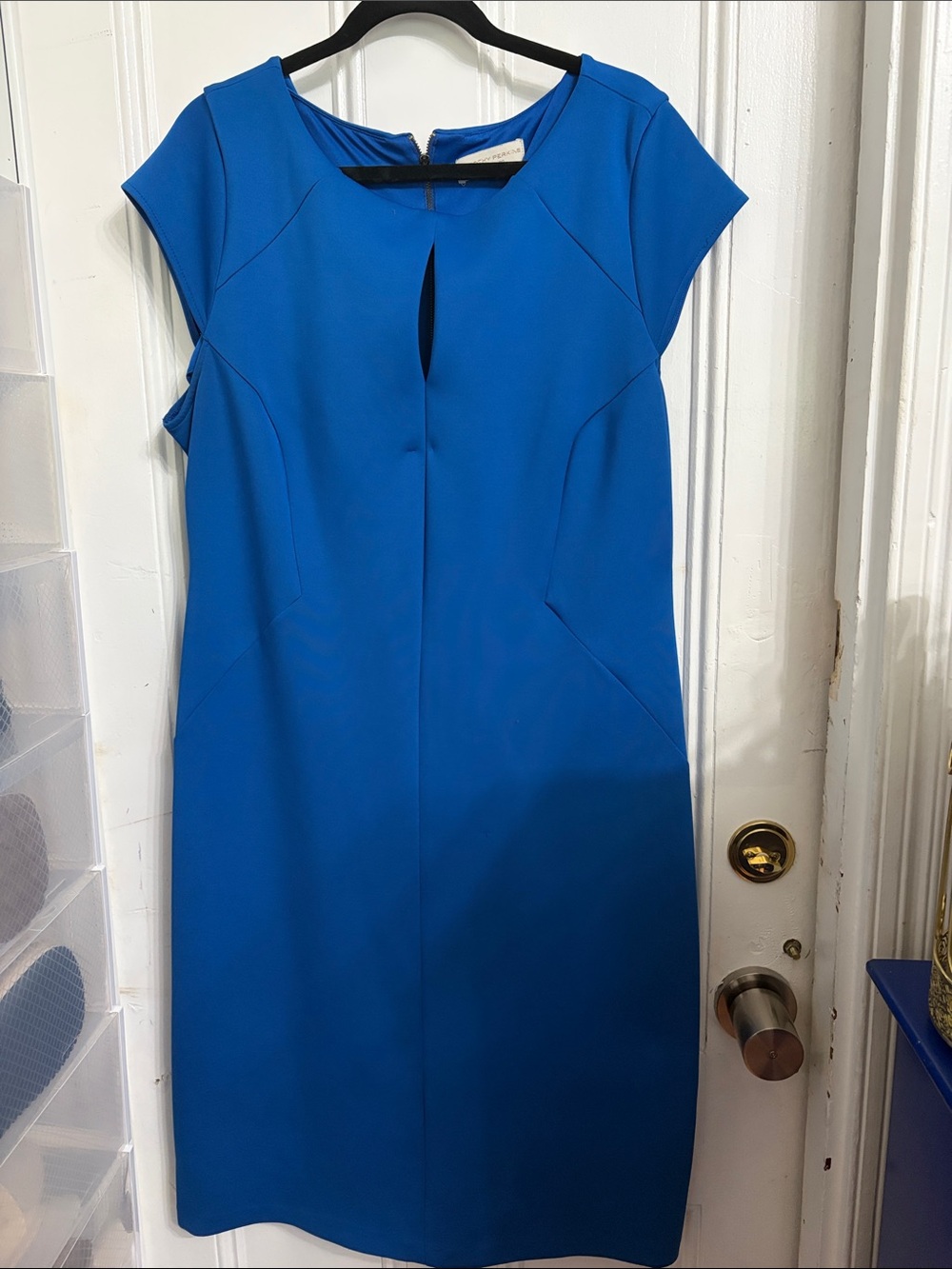 Dorothy Perkins Cobalt Blue Cap Sleeve Midi Dress